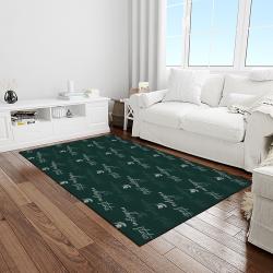 NCAA Michigan State Spartans College Sport Basketball And Foolball Team Logo Rectangle Area Rug MSS11