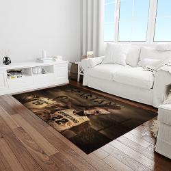 NCAA Michigan State Spartans College Sport Basketball And Foolball Team Logo Rectangle Area Rug MSS26