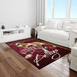 NCAA Mississippi State Bulldogs College Sport Basketball And Foolball Team Logo Rectangle Area Rug MSB28