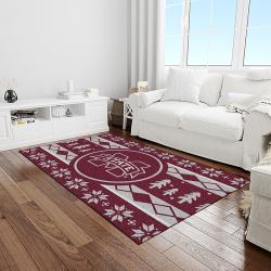 NCAA Mississippi State Bulldogs College Sport Basketball And Foolball Team Logo Rectangle Area Rug MSB34