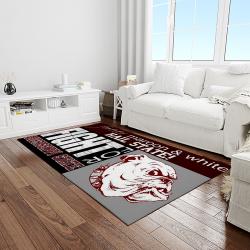 NCAA Mississippi State Bulldogs College Sport Basketball And Foolball Team Logo Rectangle Area Rug MSB40