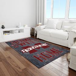 NCAA Mississippi State Bulldogs College Sport Basketball And Foolball Team Logo Rectangle Area Rug MSB47