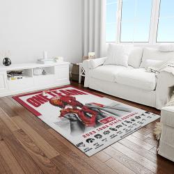 NCAA Mississippi State Bulldogs College Sport Basketball And Foolball Team Logo Rectangle Area Rug MSB58