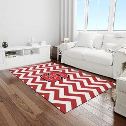 NCAA NC State Wolfpack Sport Basketball And Foolball Team Logo Rectangle Area Rug NCSW41