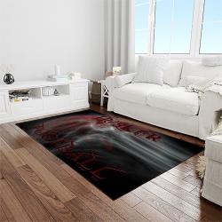 NCAA Nebraska Cornhuskers College Sport Basketball And Foolball Team Logo Rectangle Area Rug NCS23