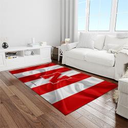 NCAA Nebraska Cornhuskers College Sport Basketball And Foolball Team Logo Rectangle Area Rug NCS32
