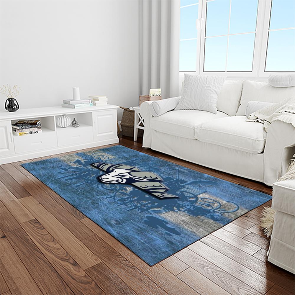 NCAA North Carolina Tar Heels College Sport Basketball And Foolball Team Logo Rectangle Area Rug NCTH20