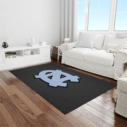 NCAA North Carolina Tar Heels College Sport Basketball And Foolball Team Logo Rectangle Area Rug NCTH22