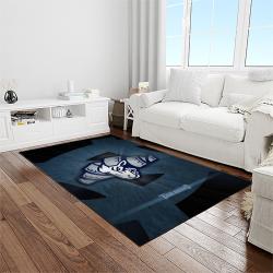 NCAA North Carolina Tar Heels College Sport Basketball And Foolball Team Logo Rectangle Area Rug NCTH56