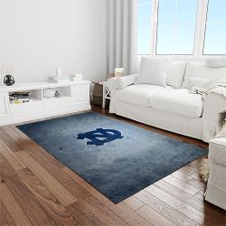 NCAA North Carolina Tar Heels College Sport Basketball And Foolball Team Logo Rectangle Area Rug NCTH62