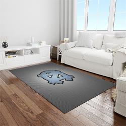 NCAA North Carolina Tar Heels College Sport Basketball And Foolball Team Logo Rectangle Area Rug NCTH76
