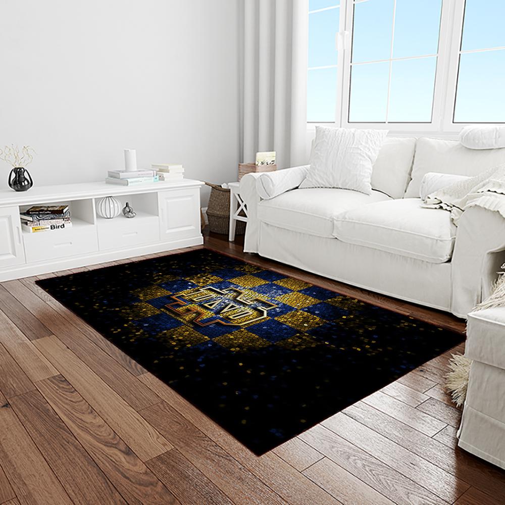 NCAA Notre Dame Fighting Sport Basketball And Foolball Team Logo Rectangle Area Rug NDF28