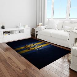NCAA Notre Dame Fighting Sport Basketball And Foolball Team Logo Rectangle Area Rug NDF32