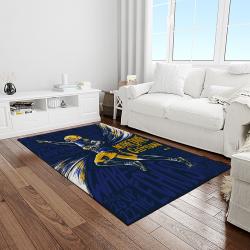 NCAA Notre Dame Fighting Sport Basketball And Foolball Team Logo Rectangle Area Rug NDF48