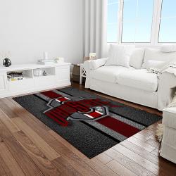 NCAA Ohio State Buckeyes College Sport Basketball And Foolball Team Logo Rectangle Area Rug OSB04