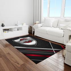 NCAA Ohio State Buckeyes College Sport Basketball And Foolball Team Logo Rectangle Area Rug OSB34