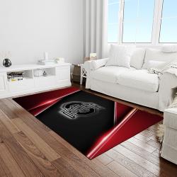 NCAA Ohio State Buckeyes College Sport Basketball And Foolball Team Logo Rectangle Area Rug OSB52