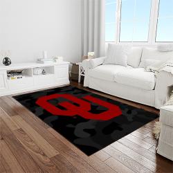NCAA Oklahoma Sooners Sport Basketball And Foolball Team Logo Rectangle Area Rug OS102