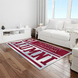 NCAA Oklahoma Sooners Sport Basketball And Foolball Team Logo Rectangle Area Rug OS12