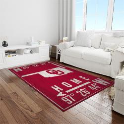 NCAA Oklahoma Sooners Sport Basketball And Foolball Team Logo Rectangle Area Rug OS35