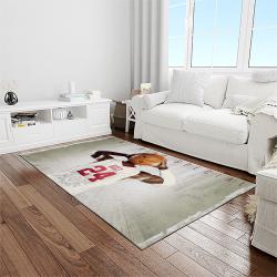 NCAA Oklahoma Sooners Sport Basketball And Foolball Team Logo Rectangle Area Rug OS59