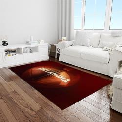 NCAA Oklahoma Sooners Sport Basketball And Foolball Team Logo Rectangle Area Rug OS72
