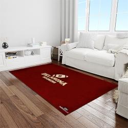 NCAA Oklahoma Sooners Sport Basketball And Foolball Team Logo Rectangle Area Rug OS85