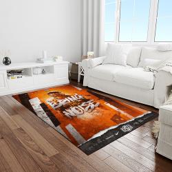 NCAA Oklahoma State Cowboys Sport Basketball And Foolball Team Logo Rectangle Area Rug OSC15