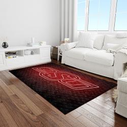 NCAA Oklahoma State Cowboys Sport Basketball And Foolball Team Logo Rectangle Area Rug OSC42