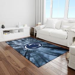NCAA Penn State Nittany Lions College Sport Basketball And Foolball Team Logo Rectangle Area Rug PSNL02