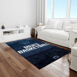 NCAA Penn State Nittany Lions College Sport Basketball And Foolball Team Logo Rectangle Area Rug PSNL05