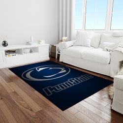 NCAA Penn State Nittany Lions College Sport Basketball And Foolball Team Logo Rectangle Area Rug PSNL06