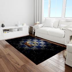 NCAA Penn State Nittany Lions College Sport Basketball And Foolball Team Logo Rectangle Area Rug PSNL07