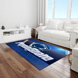 NCAA Penn State Nittany Lions College Sport Basketball And Foolball Team Logo Rectangle Area Rug PSNL13