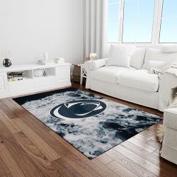 NCAA Penn State Nittany Lions College Sport Basketball And Foolball Team Logo Rectangle Area Rug PSNL17