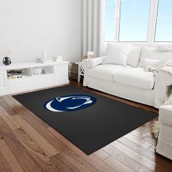 NCAA Penn State Nittany Lions College Sport Basketball And Foolball Team Logo Rectangle Area Rug PSNL18