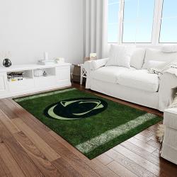 NCAA Penn State Nittany Lions College Sport Basketball And Foolball Team Logo Rectangle Area Rug PSNL21
