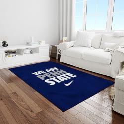 NCAA Penn State Nittany Lions College Sport Basketball And Foolball Team Logo Rectangle Area Rug PSNL23
