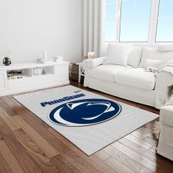 NCAA Penn State Nittany Lions College Sport Basketball And Foolball Team Logo Rectangle Area Rug PSNL28