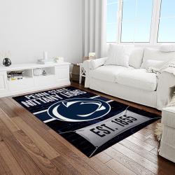 NCAA Penn State Nittany Lions College Sport Basketball And Foolball Team Logo Rectangle Area Rug PSNL32