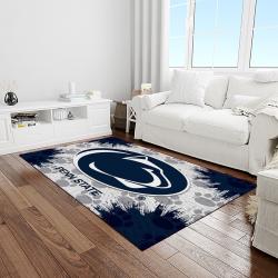 NCAA Penn State Nittany Lions College Sport Basketball And Foolball Team Logo Rectangle Area Rug PSNL33
