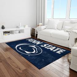 NCAA Penn State Nittany Lions College Sport Basketball And Foolball Team Logo Rectangle Area Rug PSNL34