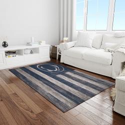 NCAA Penn State Nittany Lions College Sport Basketball And Foolball Team Logo Rectangle Area Rug PSNL40