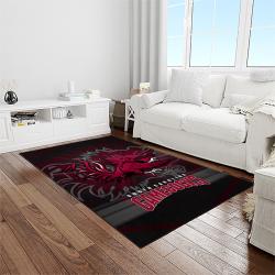 NCAA South Carolina Gamecocks College Sport Basketball And Foolball Team Logo Rectangle Area Rug SCG37