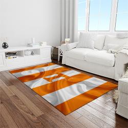 NCAA Tennessee Volunteers College Sport Basketball And Foolball Team Logo Rectangle Area Rug TVS17