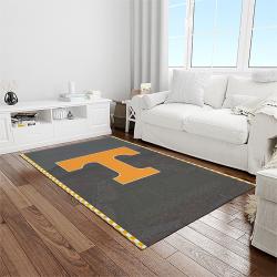 NCAA Tennessee Volunteers College Sport Basketball And Foolball Team Logo Rectangle Area Rug TVS19