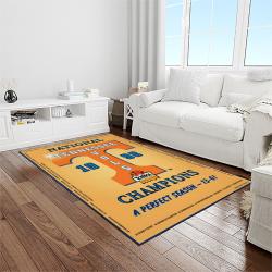 NCAA Tennessee Volunteers College Sport Basketball And Foolball Team Logo Rectangle Area Rug TVS23