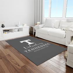 NCAA Tennessee Volunteers College Sport Basketball And Foolball Team Logo Rectangle Area Rug TVS26