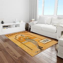 NCAA Tennessee Volunteers College Sport Basketball And Foolball Team Logo Rectangle Area Rug TVS32