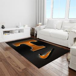 NCAA Tennessee Volunteers College Sport Basketball And Foolball Team Logo Rectangle Area Rug TVS38